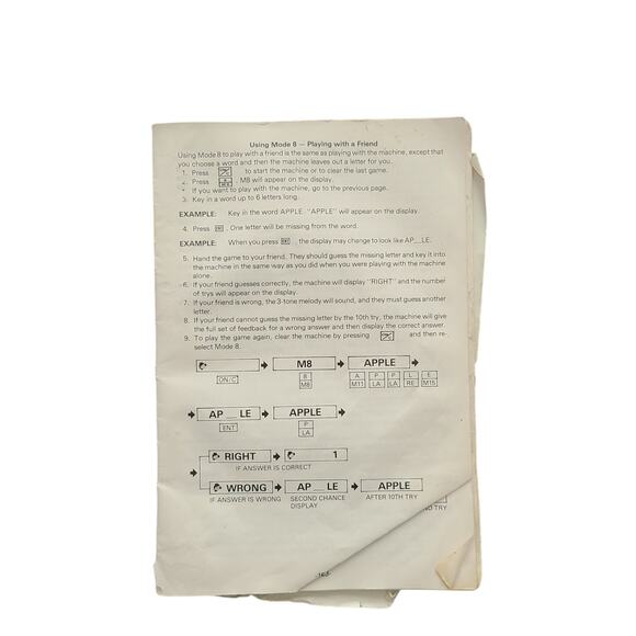 Spell 'N Math Cat. No. 60-1093 Radio Shack Electronic Learning Educational Toy - Picture 7 of 9